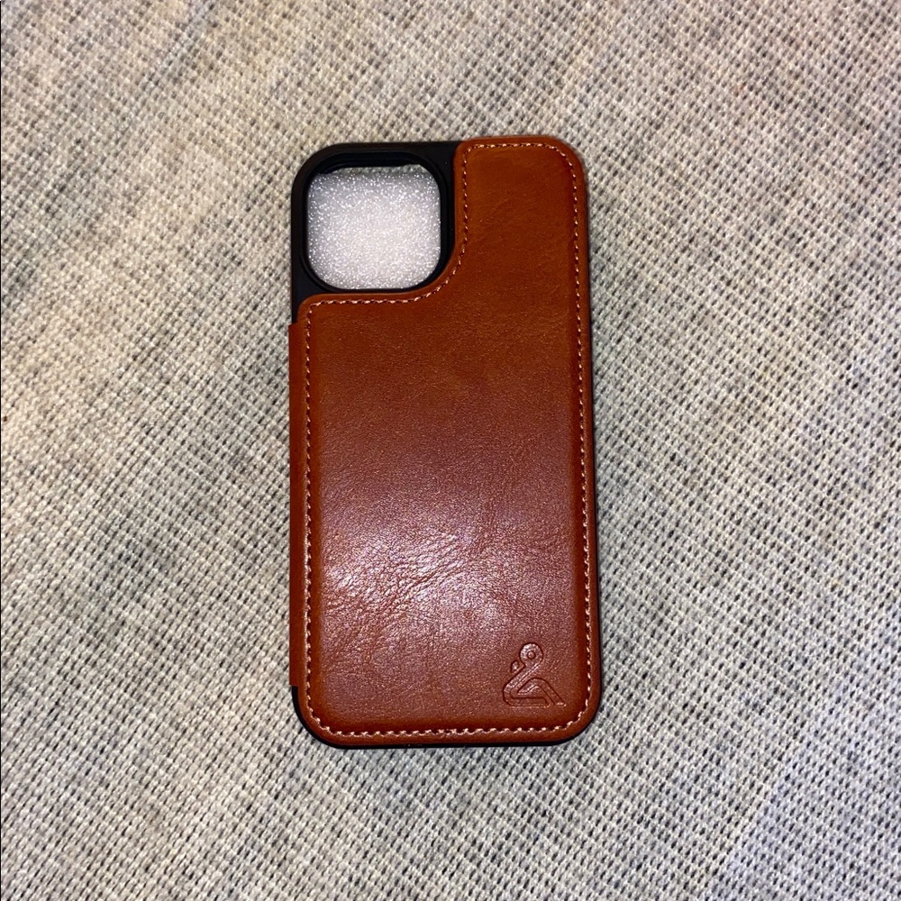 Elegant Brown Leather Phone Case